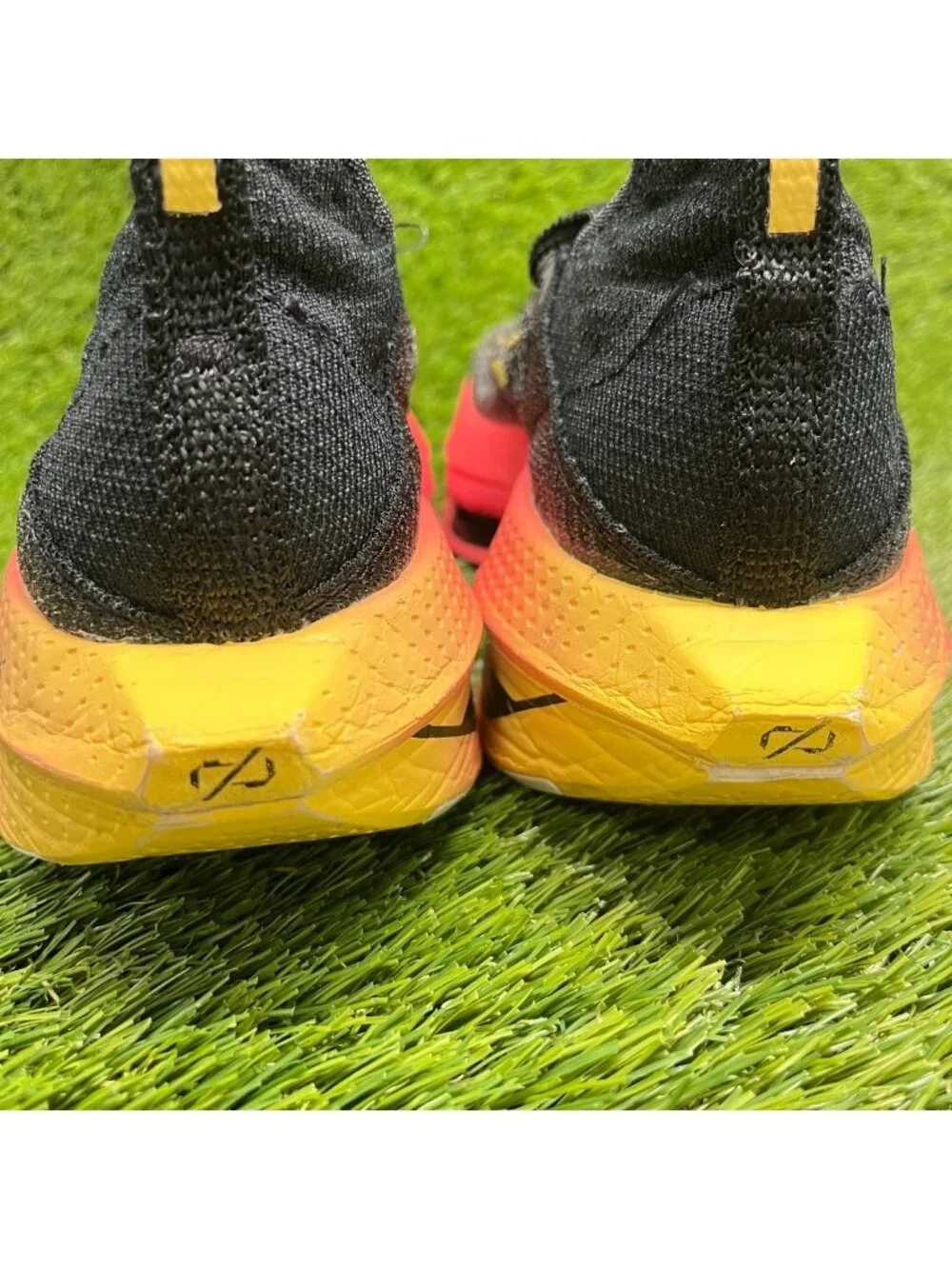 Nike Air Zoom Alphafly Next% 2 Womens Size 8 Black Orange Running Shoes Sneakers